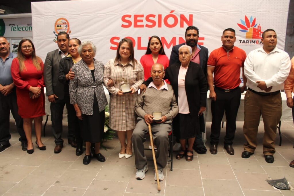 Entrega Gobierno de Tarímbaro presea Beatriz de Castillejo por 477 aniversario de su fundación