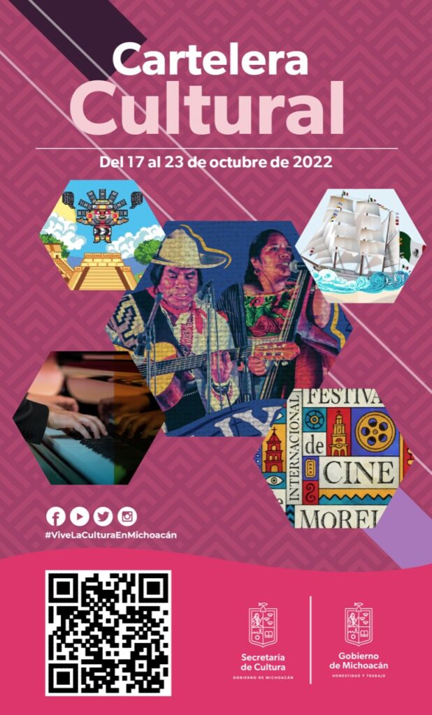 Cartelera Cultural del 17 al 23 de octubre de 2022