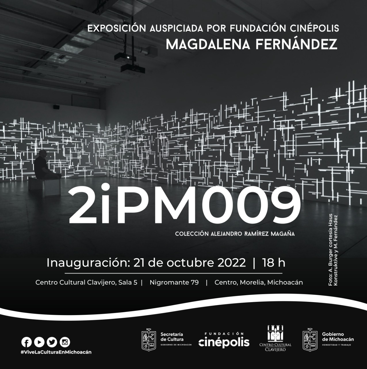 Exhibirá Centro Cultural Clavijero dos proyecciones de Magdalena Fernández