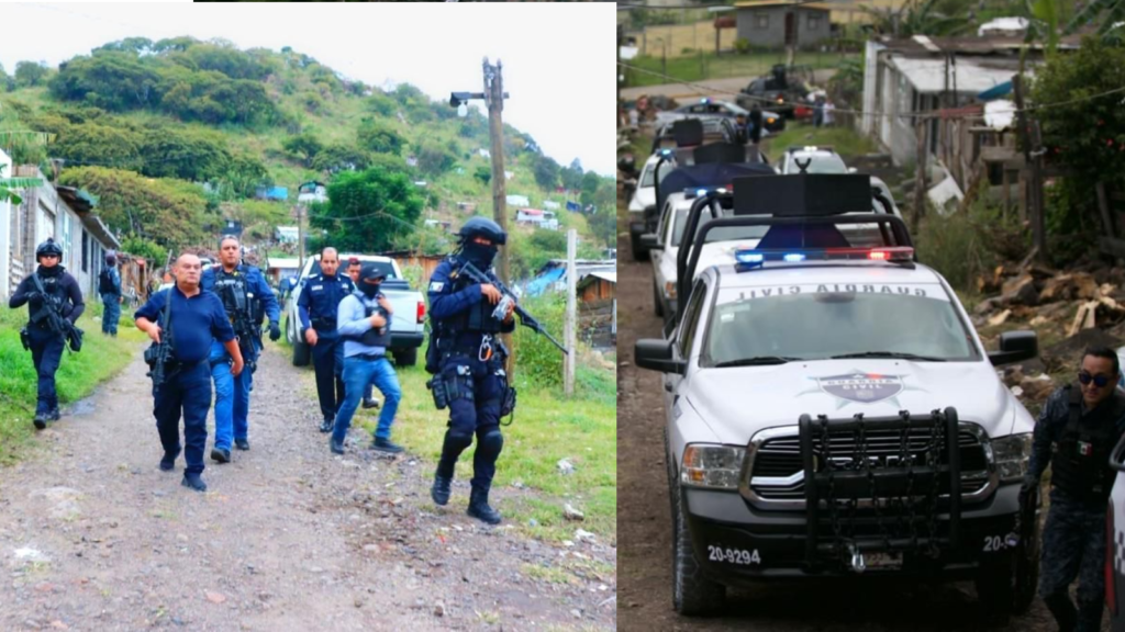 Guardia Civil, Ejército y Policía Morelia, mantienen dispositivo de seguridad por aire y tierra