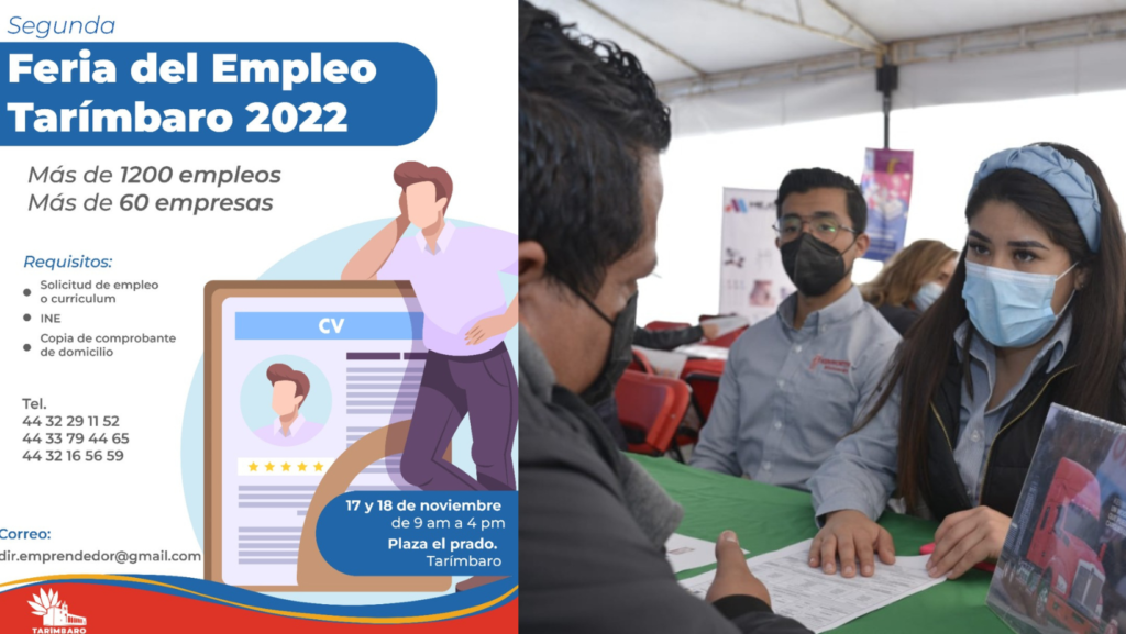 En puerta, segunda Feria del Empleo en Tarímbaro; ofertarán 1,500 vacantes