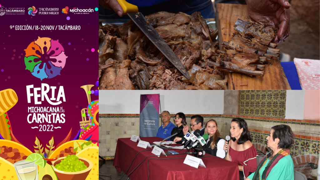 Dan a conocer novena edición de la Feria Michoacana de las Carnitas