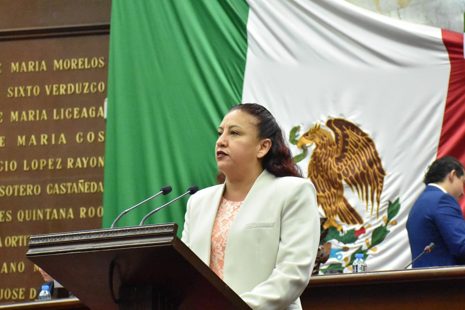 Impulsa Seyra Alemán reforma para combatir la corrupción en Michoacán