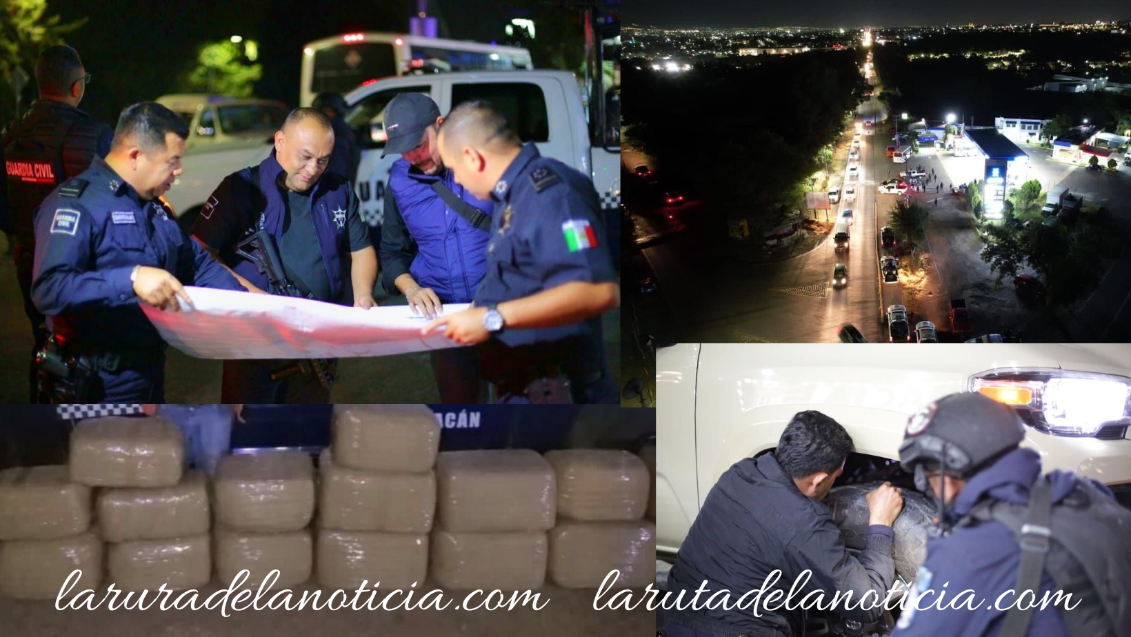 Tras operativo en tenencias y municipios aledaños a Morelia, Guardia Civil asegura 160 kilos de marihuana