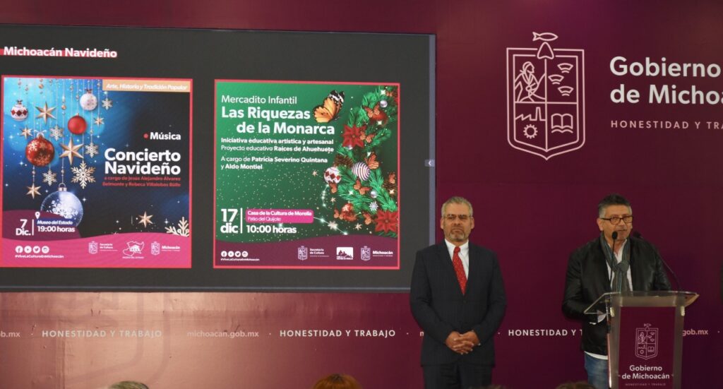 Secum da a conocer programación del Festival Michoacán Navideño 2022