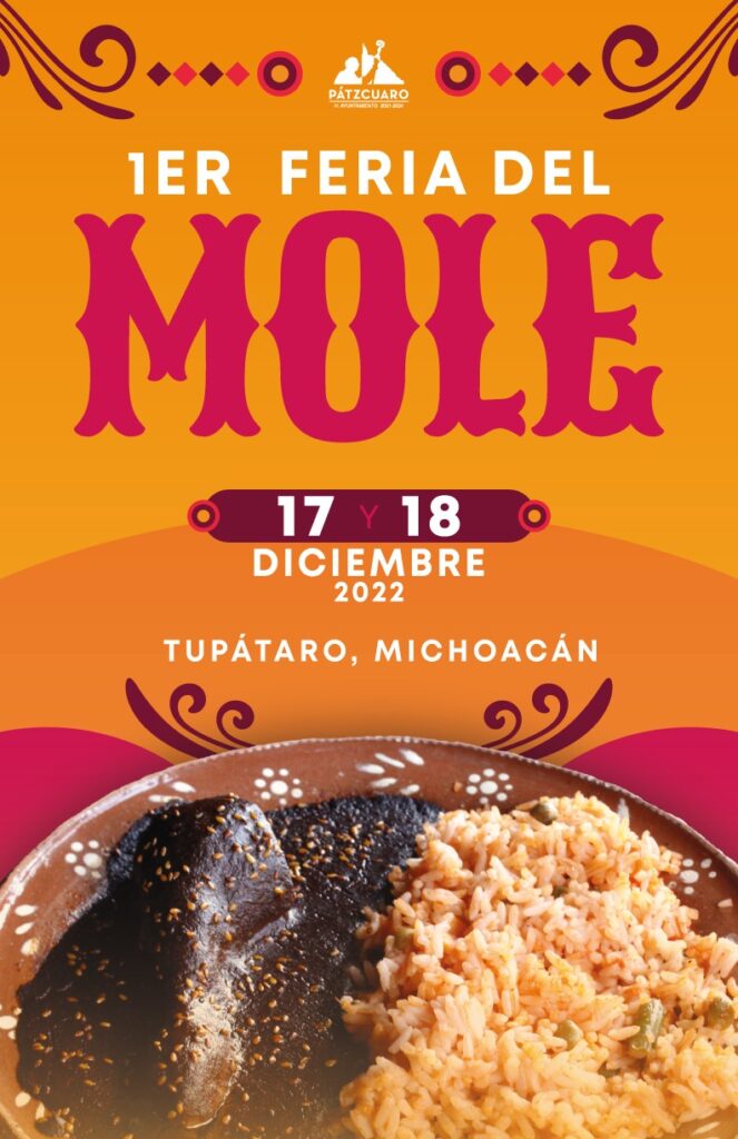 Invita Tupátaro a su Feria del Mole, este fin de semana