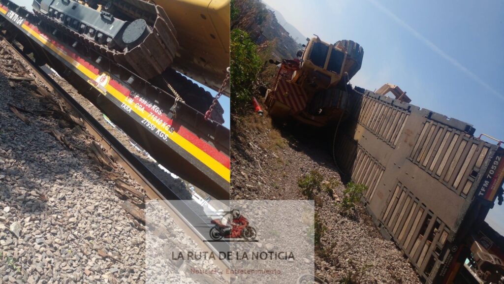 Se descarrila el tren en Morelia a la altura de Atapaneo