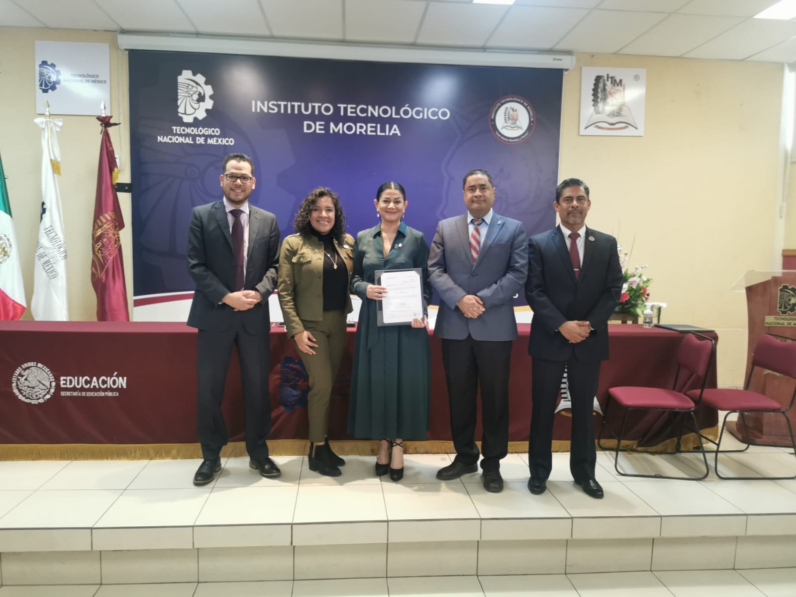 INSTITUTO TECNOLÓGICO DE MORELIA TIENE PRIMERA DIRECTORA EN SU HISTORIA, PATRICIA CALDERÓN CAMPOS