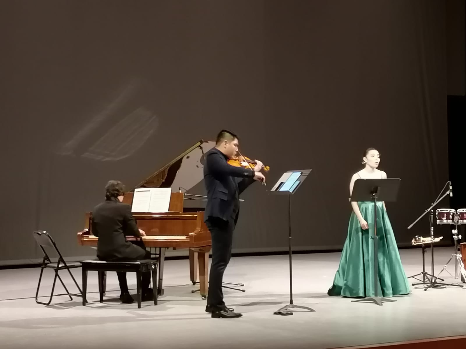 Jóvenes del Conservatorio de las Rosas se presentaron con éxito en el Mariano Matamoros