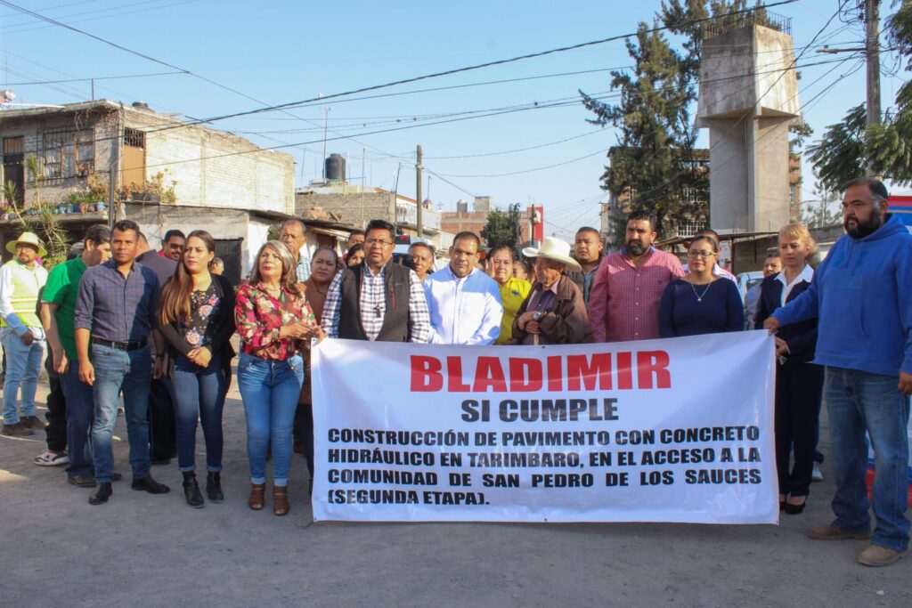 Arranca Bladimir González obra en San Pedro de los Sauces