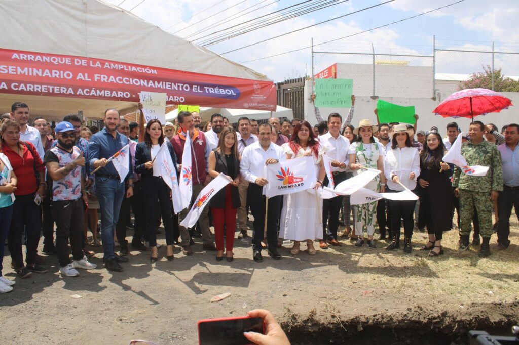 Encabeza Bladimir González arranque de la primera etapa de la ampliación de la carretera Acámbaro - Tarímbaro