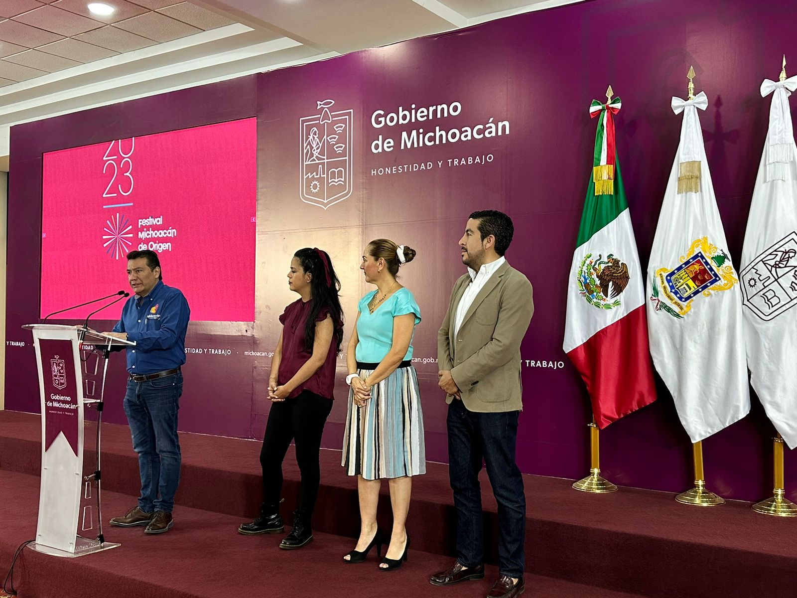 Presentan programa de actividades del Festival Michoacán de Origen 2023