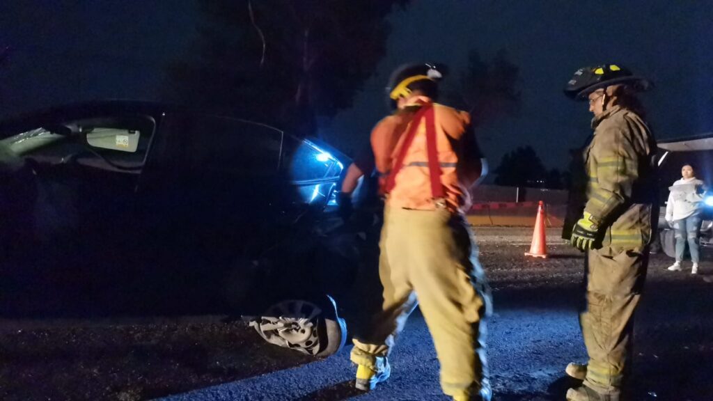 Atiende PC Tarímbaro y SP accidente en la Morelia-Salamanca