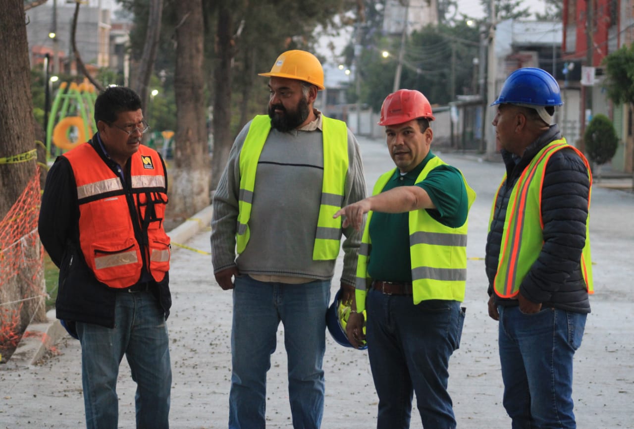 Supervisa Bladimir González avance de obra en San Pedro de los Sauces