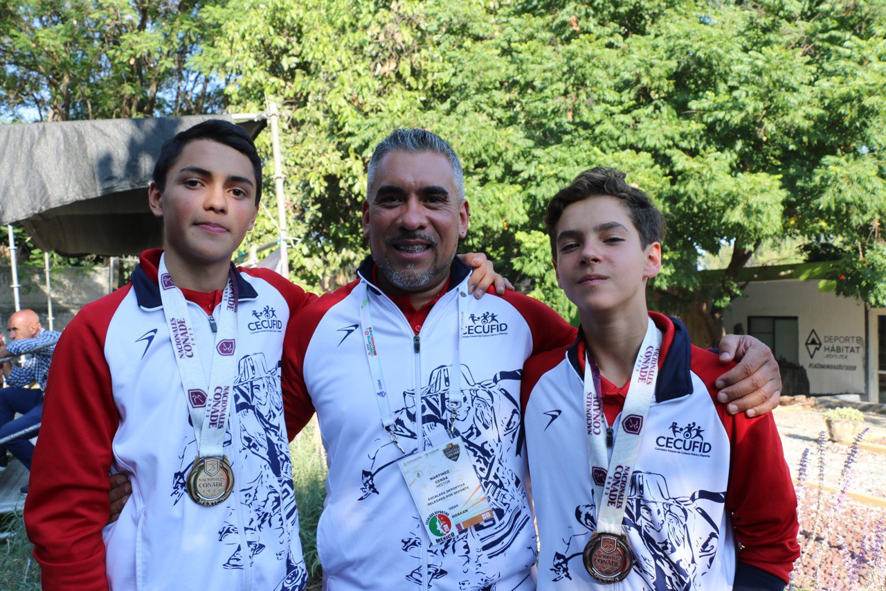 Conquista oro y bronce Michoacán en escalada deportiva en Nacionales Conade 2023