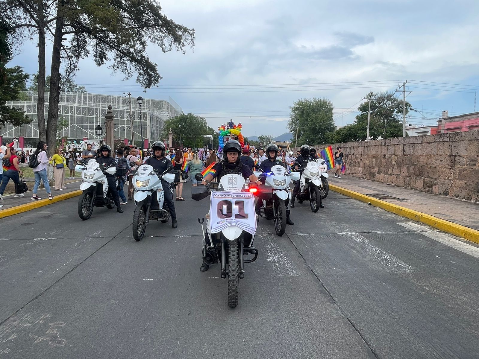 Guardia Civil presente el PRIDE en la capital michoacana