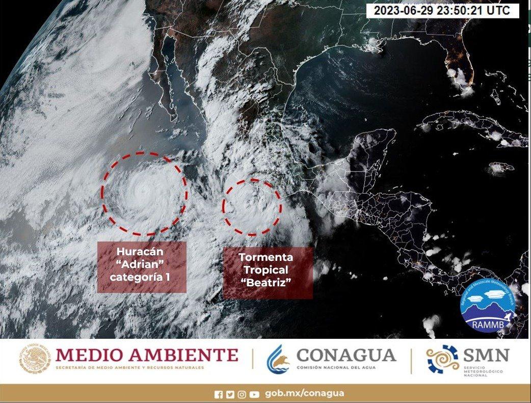 En alerta Protección Civil ante Tormenta Tropical "Beatriz"