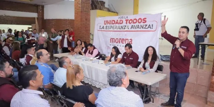 Morena fortalece su estructura en Michoacán con unidad y organización de la militancia: Celis