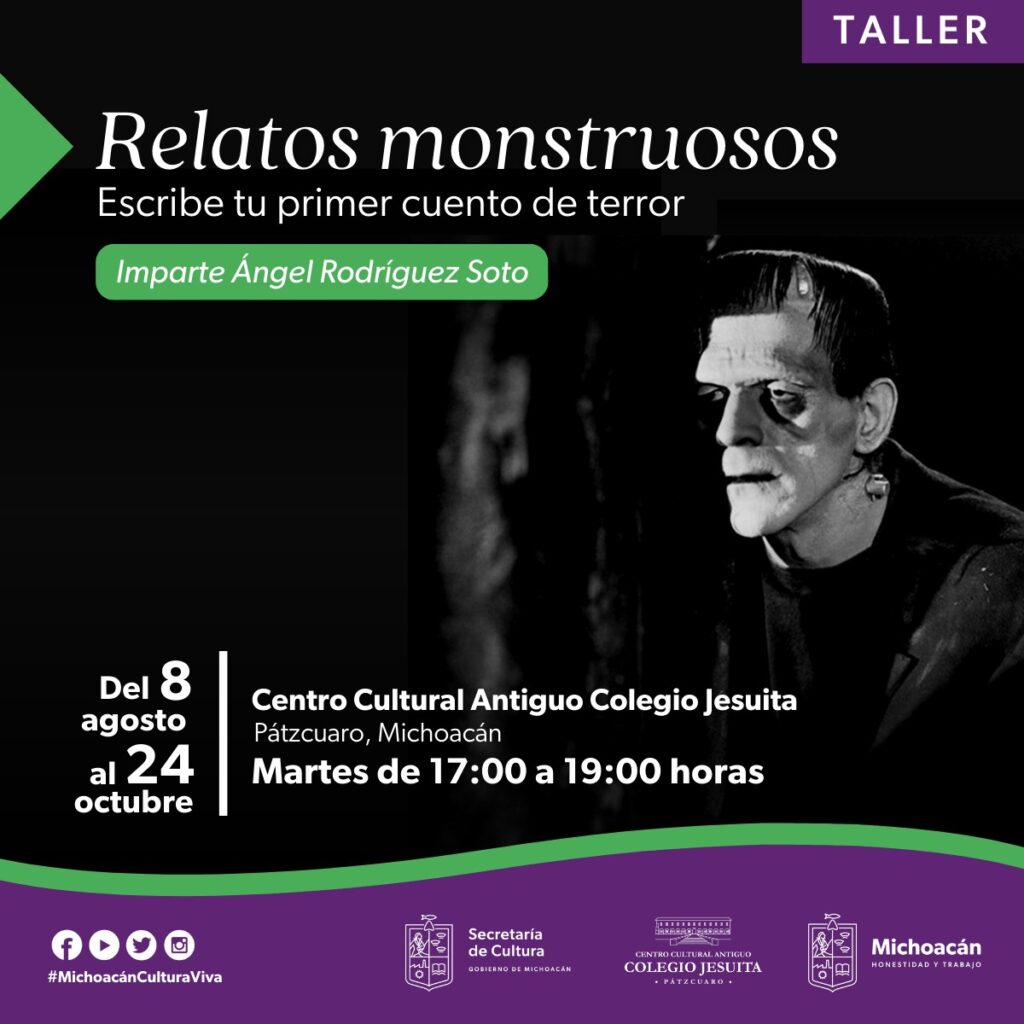 ¿Eres fanático del terror? Este taller de cuentos de la Secum es para ti