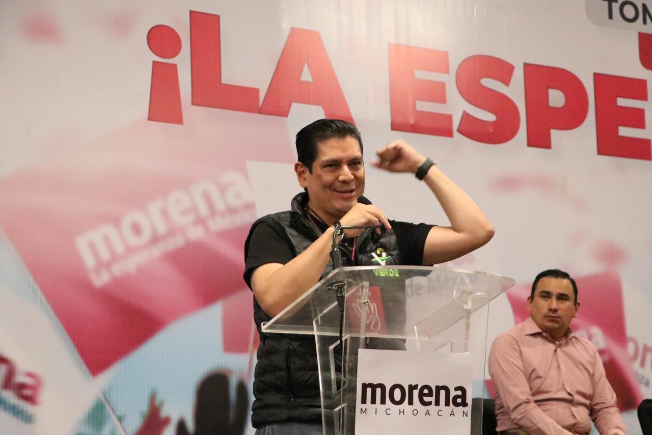 Firme, apoyo del Partido Verde Michoacán a Claudia Sheinbaum