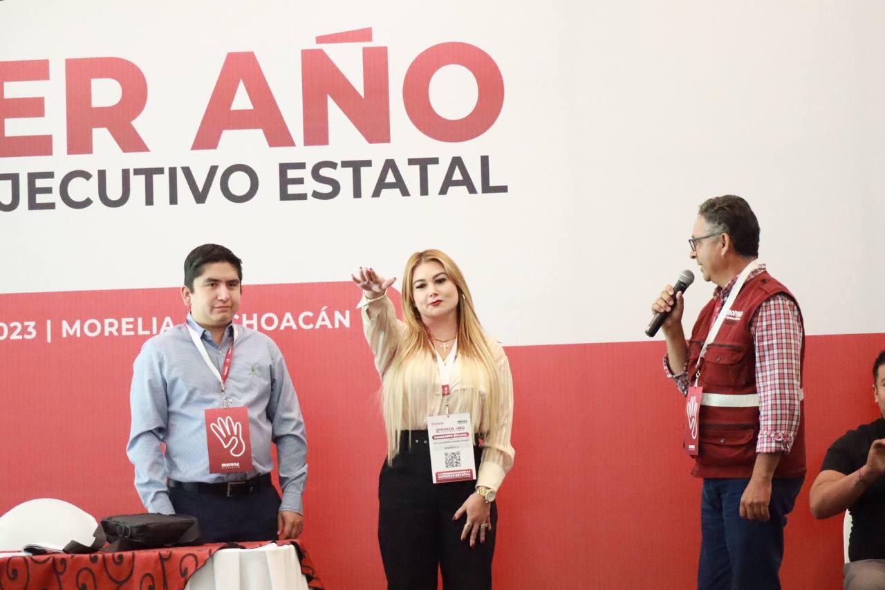 Asume Alfa Mendez la Secretaria de Organización de Morena Michoacán