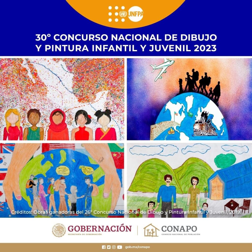 Invita Segob a participar en el 30 Concurso Nacional de Dibujo y Pintura Infantil y Juvenil 2023