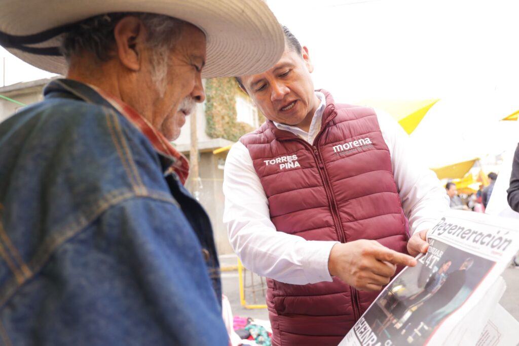 Con brigadas, Torres Piña promueve defensa de la 4T en Morelia