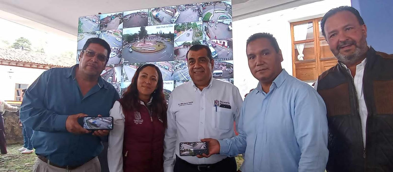 Se refuerza la seguridad en Pátzcuaro y Salvador Escalante con sistema de videovigilancia