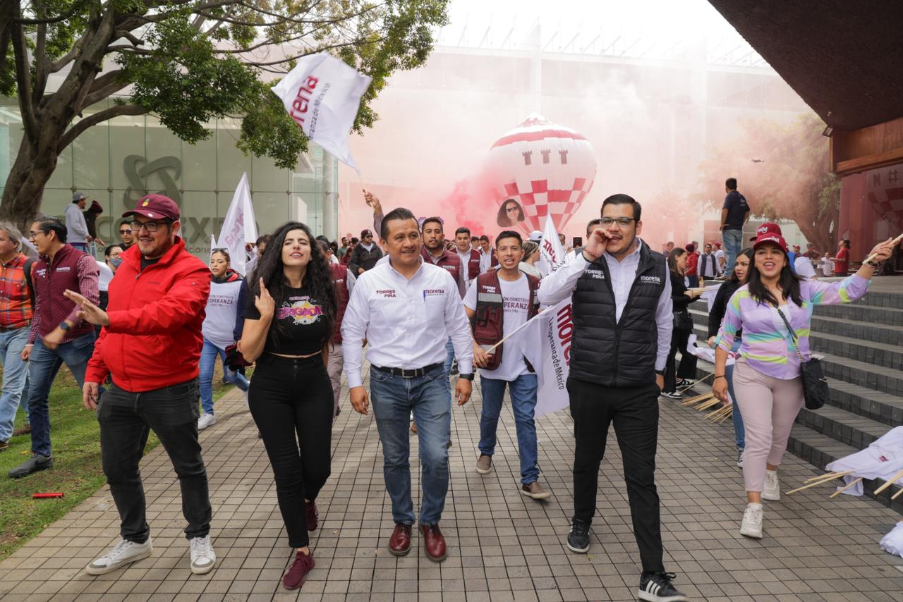 Con los jóvenes, vamos por el relevo generacional que Michoacán necesita: Torres Piña