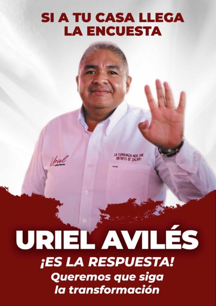 Uriel Avilés, un gran dirigente que da todo el apoyo a Claudia Sheinbaum