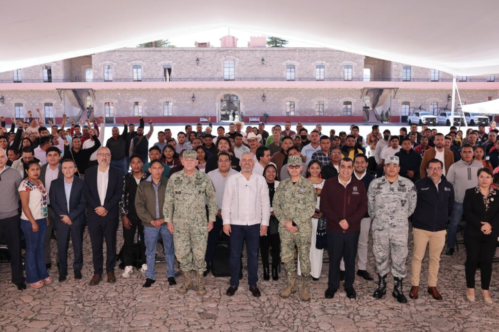 Con Fortapaz este año se construye cuartel de Guardia Civil en la Meseta Purépecha: Bedolla