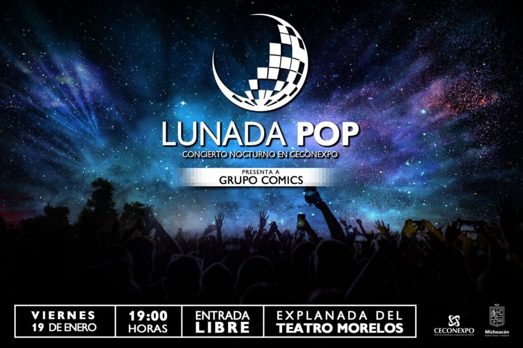 Corea los éxitos de los 80 y 90 en la Lunada Pop del Ceconexpo