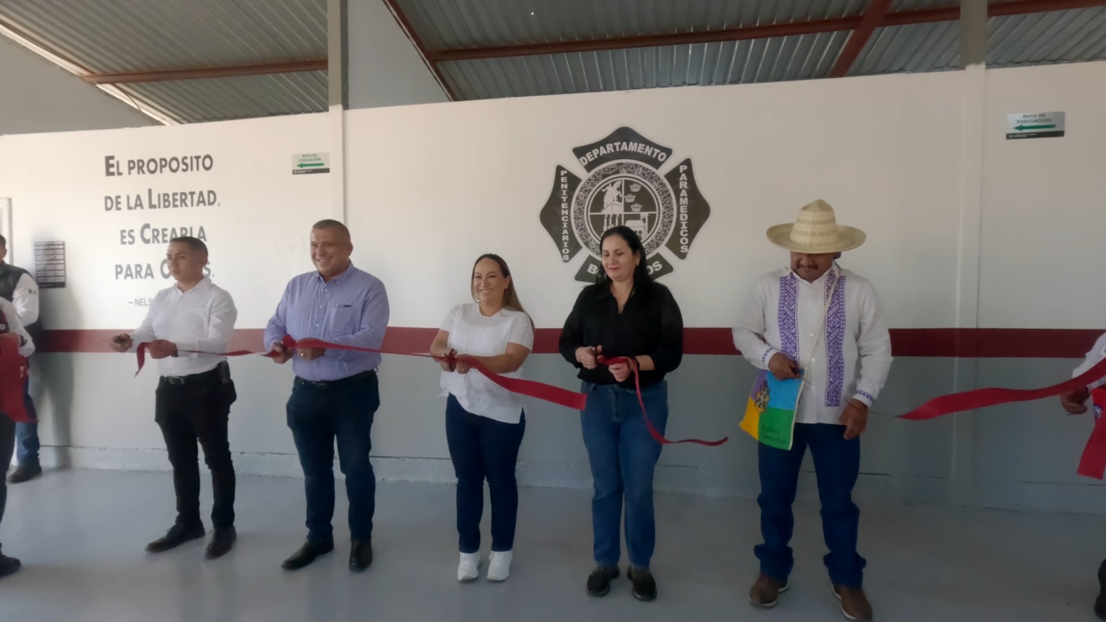 Inauguran base de Protección Civil en penal de Uruapan