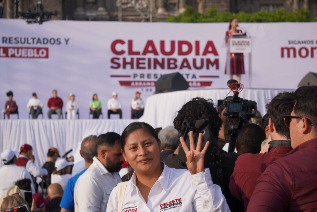 Hacemos nuestros los 100 compromisos de Claudia: Celeste Ascencio