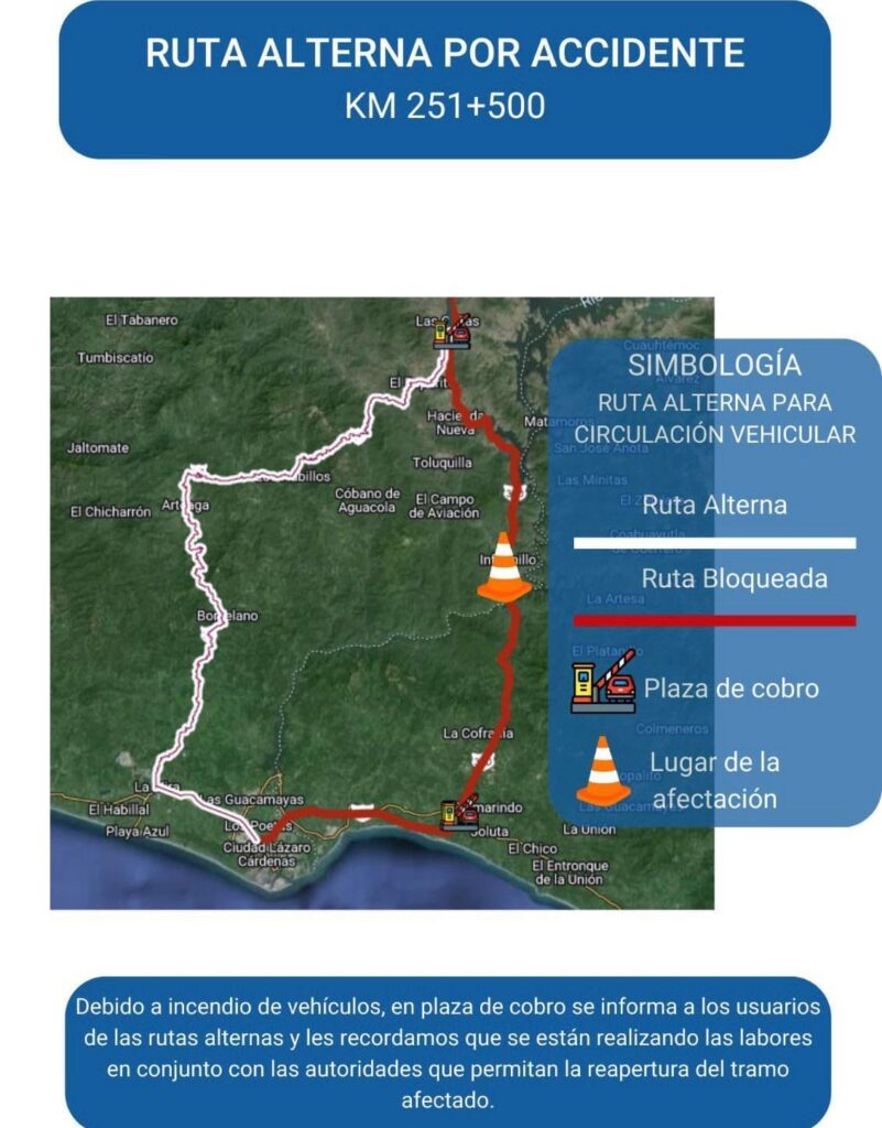 Continúan labores de atención y limpieza en la autopista Siglo XXI