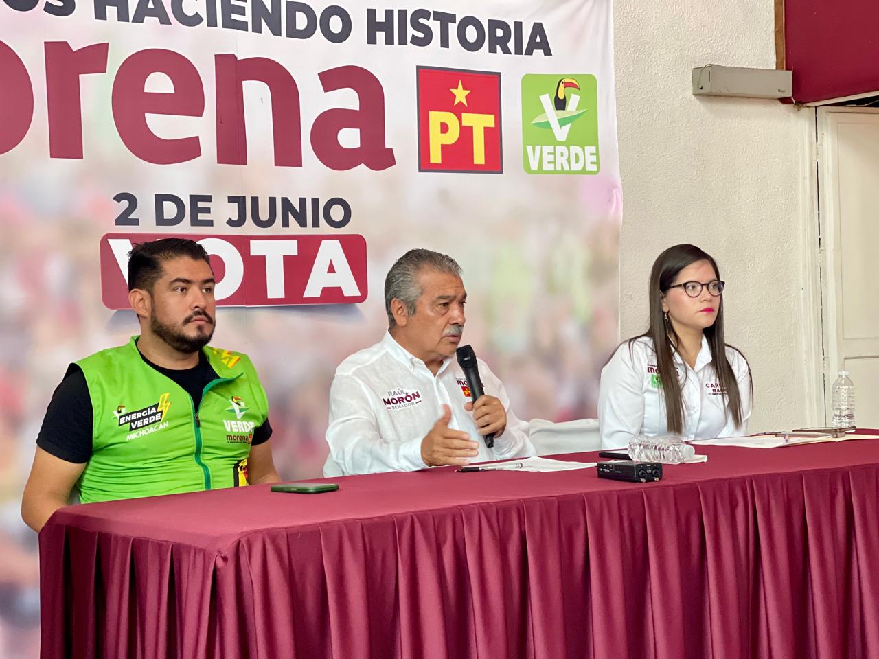 Nacho Campos va a ganar en Uruapan: Raúl Morón