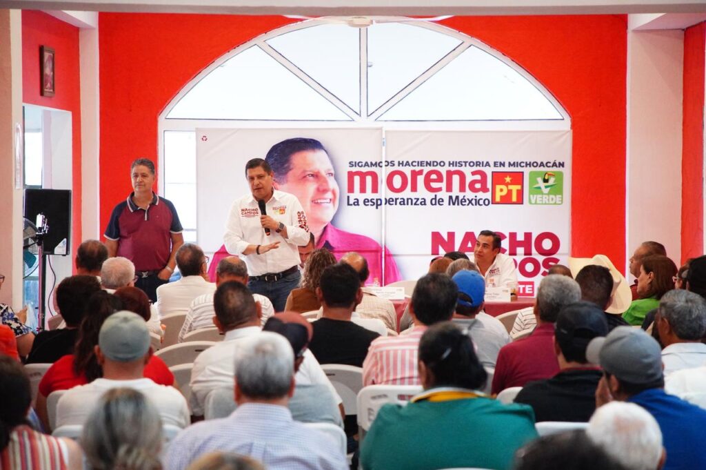 Por amor a Uruapan, el voto es por Morena: Nacho Campos