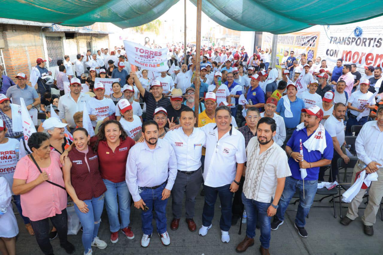 Seré un aliado del transporte público de Morelia: Torres Piña ante trabajadores del volante