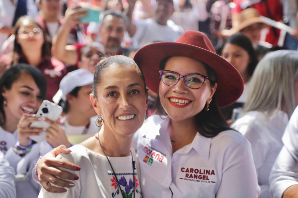 Respalda Sheinbaum proyecto legislativo de Carolina Rangel para el Distrito 10