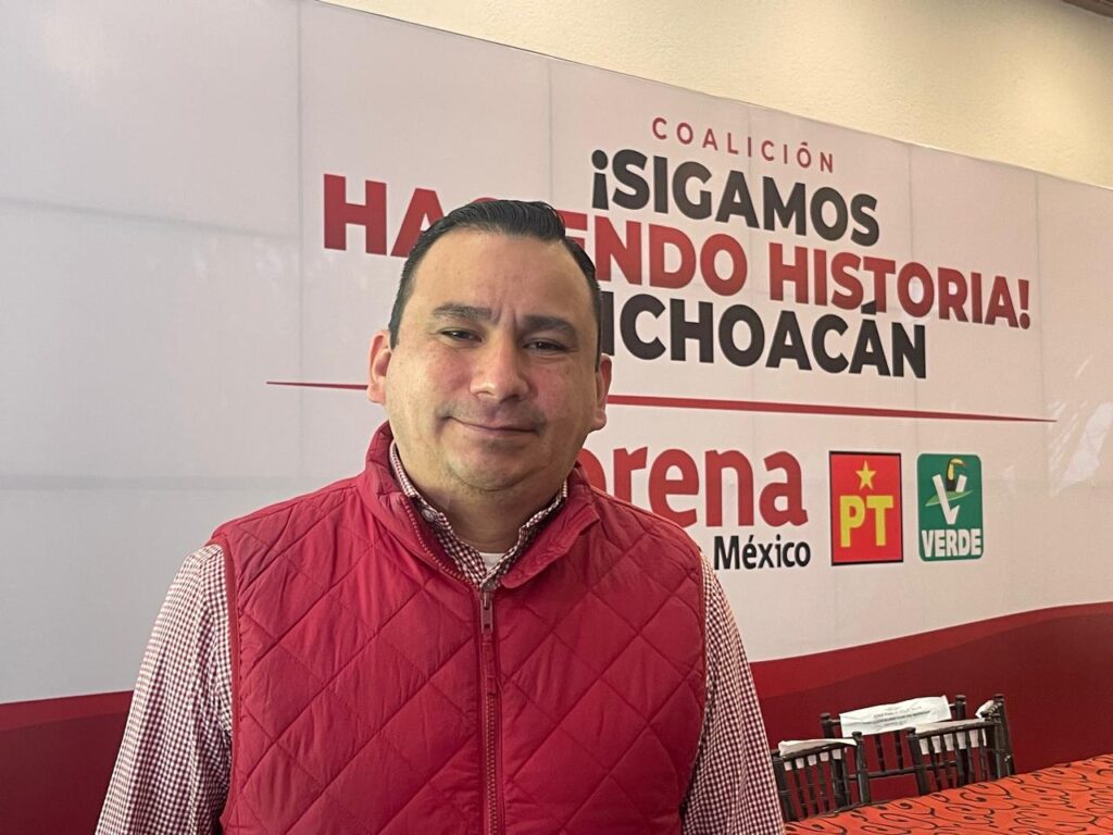 Rigo Márquez, Secretario de Finanzas de Morena Michoacán, Exhorta a la Unidad en Tarímbaro y Desmiente Rumores de Conflictos Internos con el PT y Morena