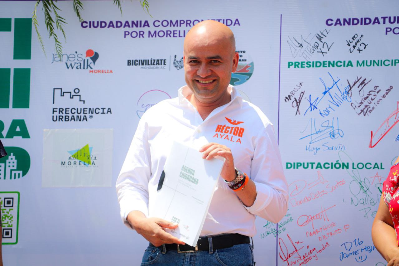 Héctor Ayala Morales firmó la Agenda Ciudadana “Por ti, por mí, por nuestra ciudad”