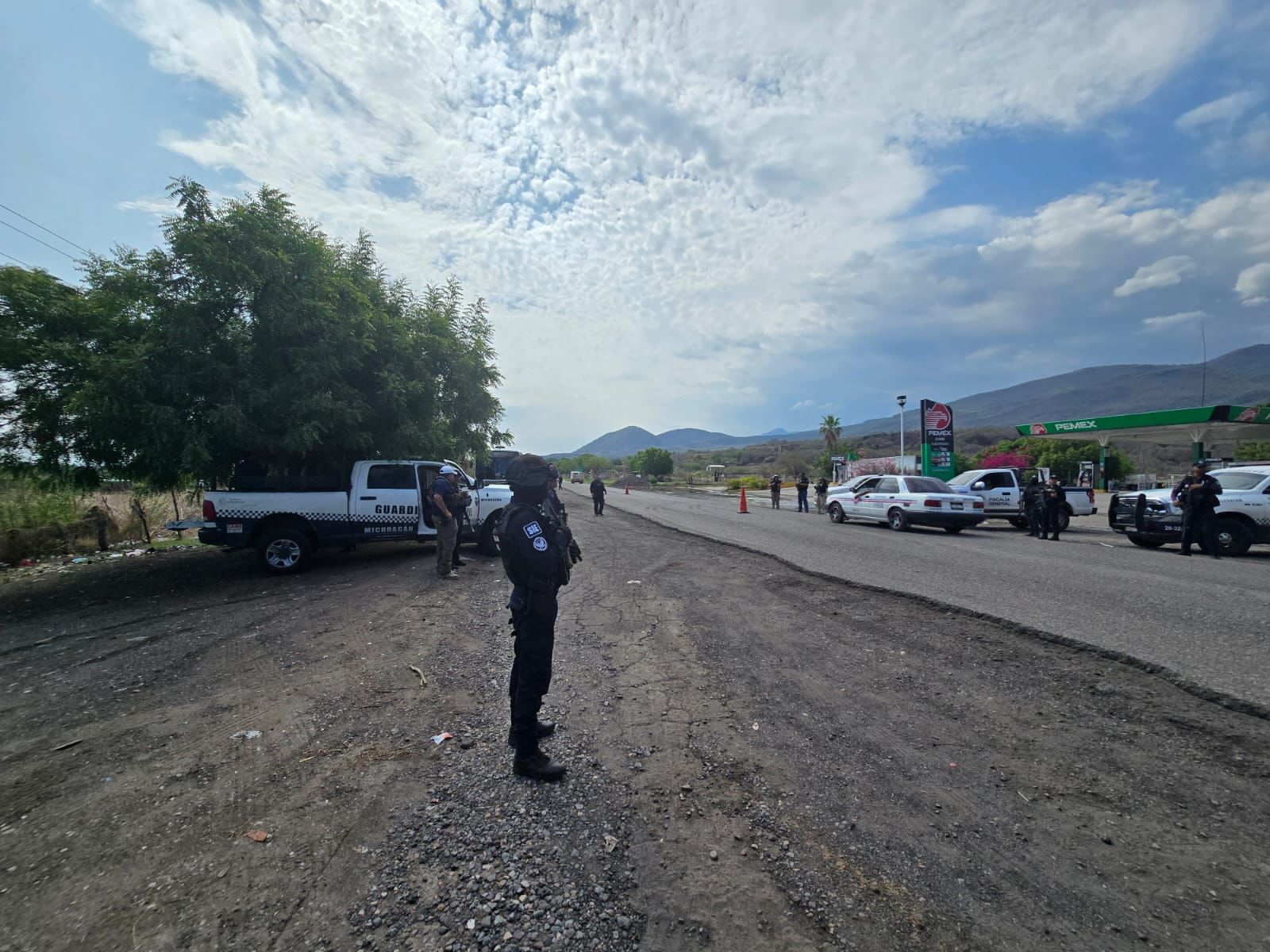 Fortalecen Guardia Civil, FGE y Policía Municipal operatividad en Apatzingán