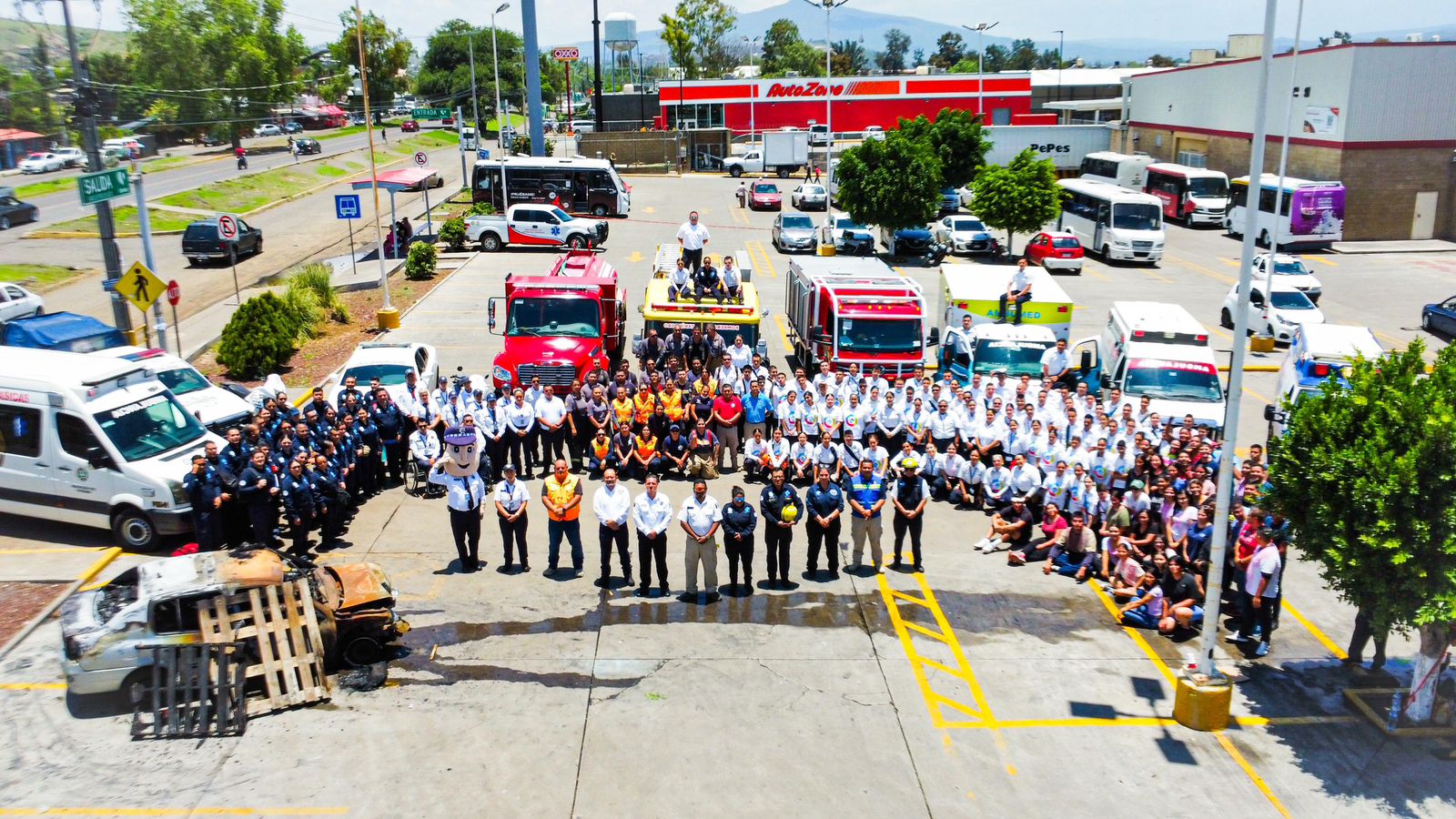 El Buen Gobierno de Tarímbaro Realiza el Primer Simulacro de Hecho Vial