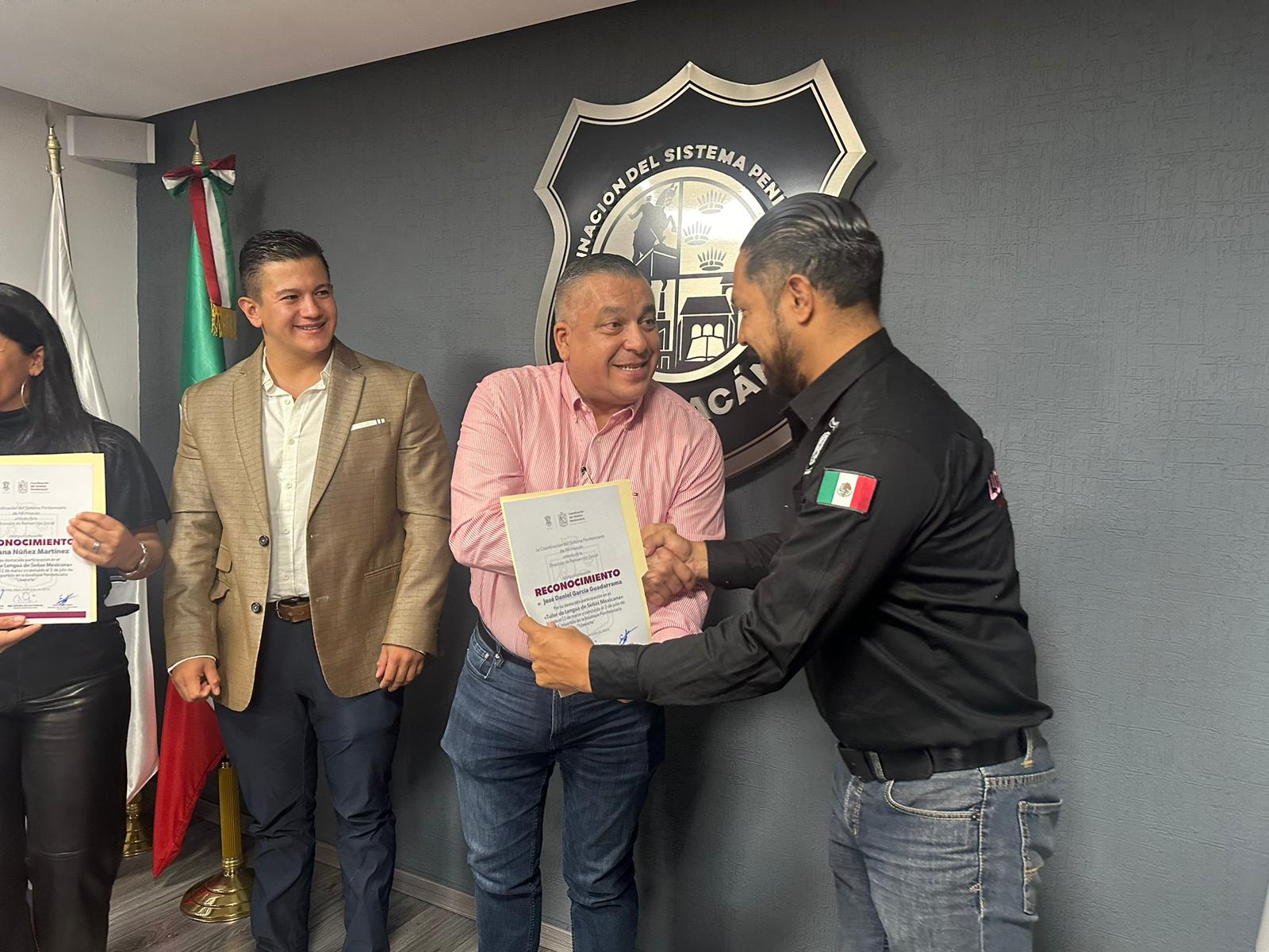 Clausura Sistema Penitenciario primer taller de Lengua de Señas Mexicana