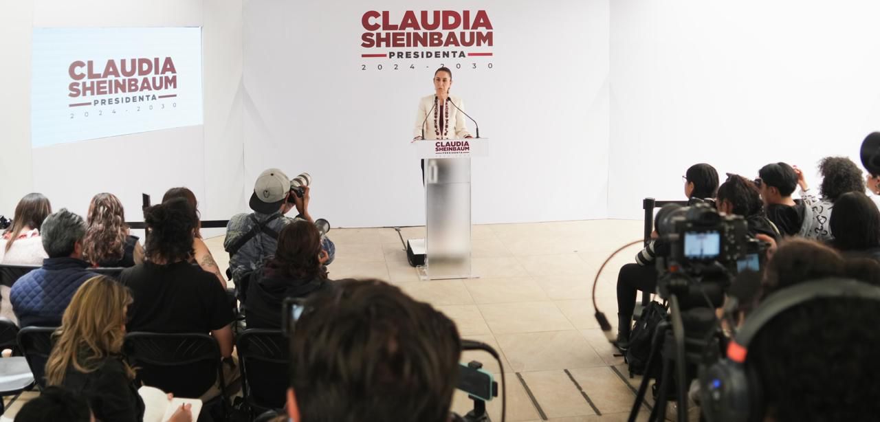 CLAUDIA SHEINBAUM ANUNCIA AMPLIACIÓN DEL TREN MAYA Y DEL TREN INTEROCEÁNICO DURANTE SU GOBIERNO