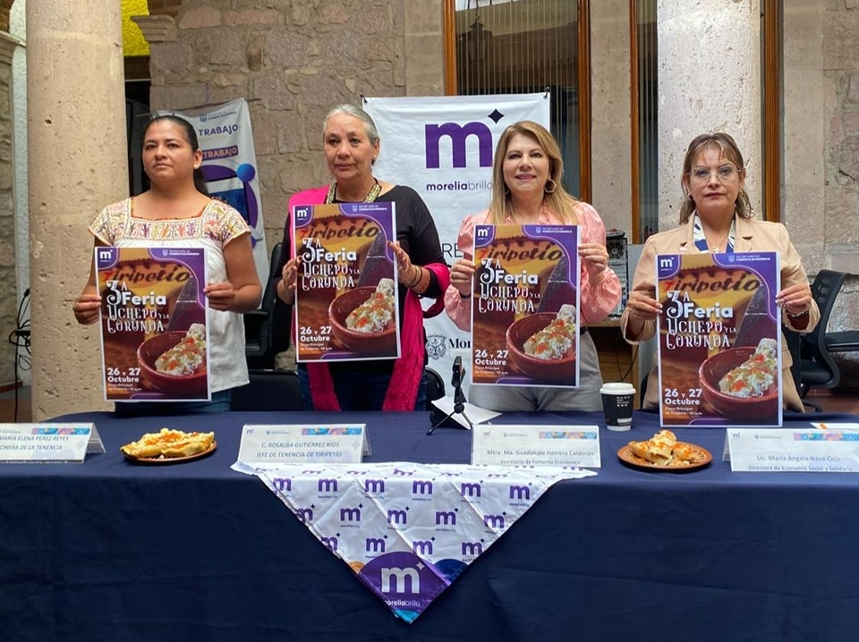 Ayuntamiento de Morelia invita a la tradición culinaria de la 3ra Feria del Uchepo y la Corunda