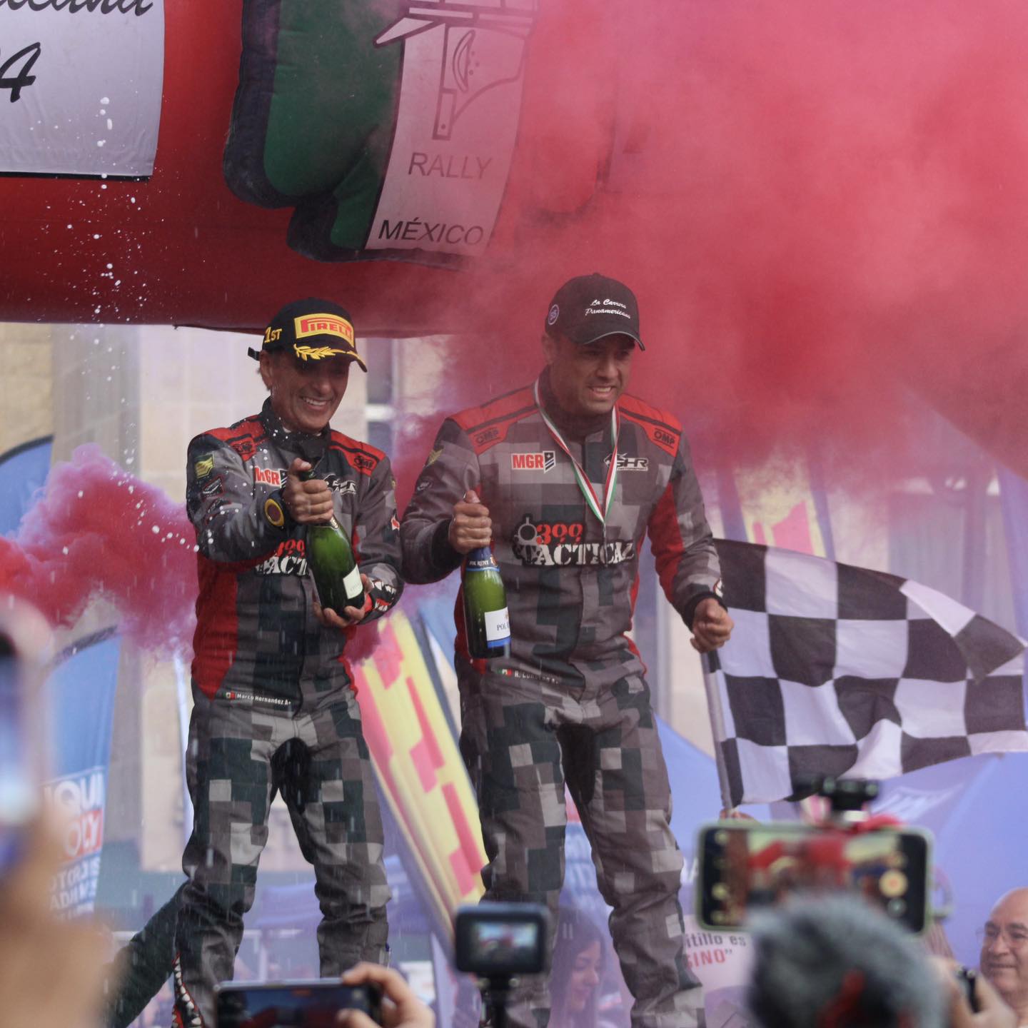 El moreliano Marco Hernández y el potosino Ricardo Cordero se coronaron campeones de la carrera Panamericana 2024