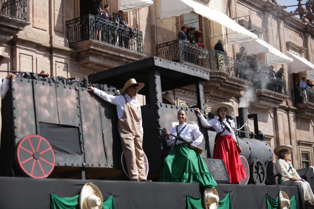 Reporta SSP saldo blanco por desfile deportivo, en Morelia