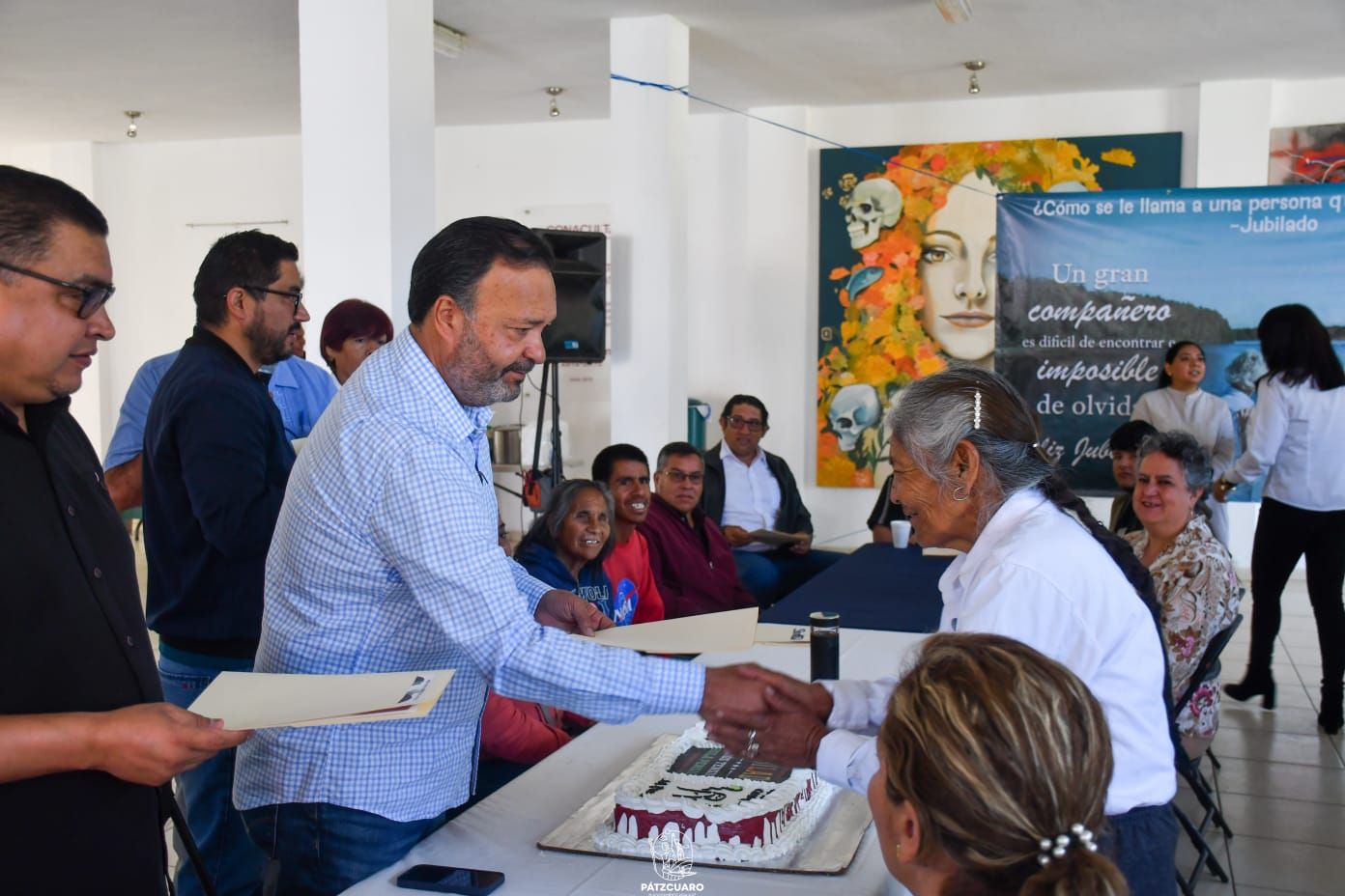 Julio Arreola reconoce el compromiso de trabajadoras y trabajadores municipales en su etapa de jubilación