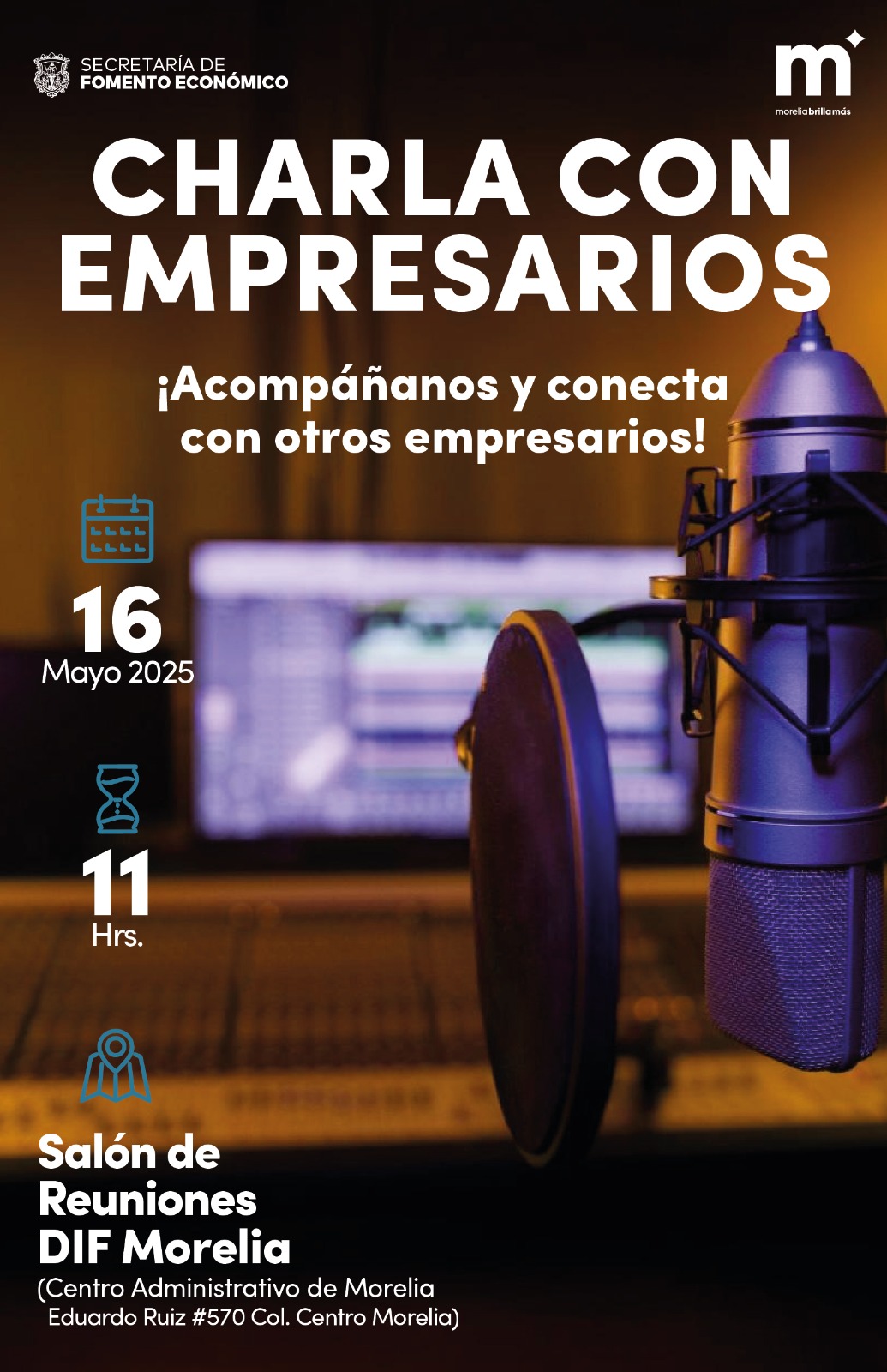 Gobierno de Morelia impulsará a emprendedores en primera ‘Charla con Empresarios’
